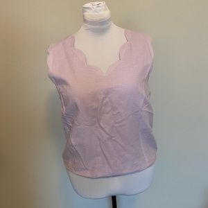 Banana Republic Sleeveless Blouse violet